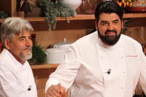 antonino cannavacciuolo insieme a suo padre