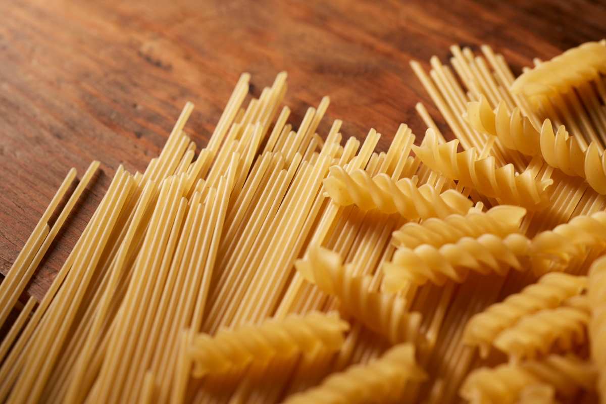 vari formati di pasta 